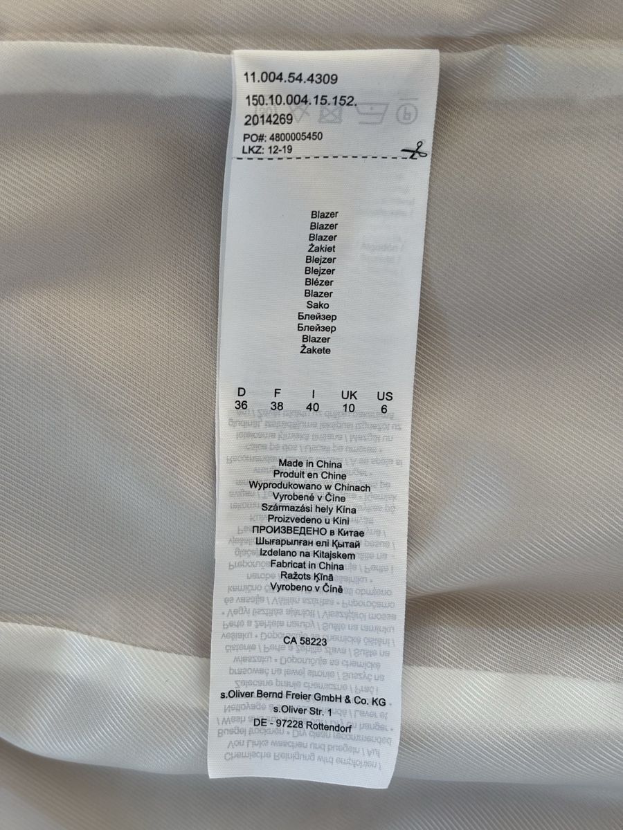 S.Oliver Giacche: Blazer von S.Oliver Grösse 36 – Usato da Staufen venduto da Fir3worX 4