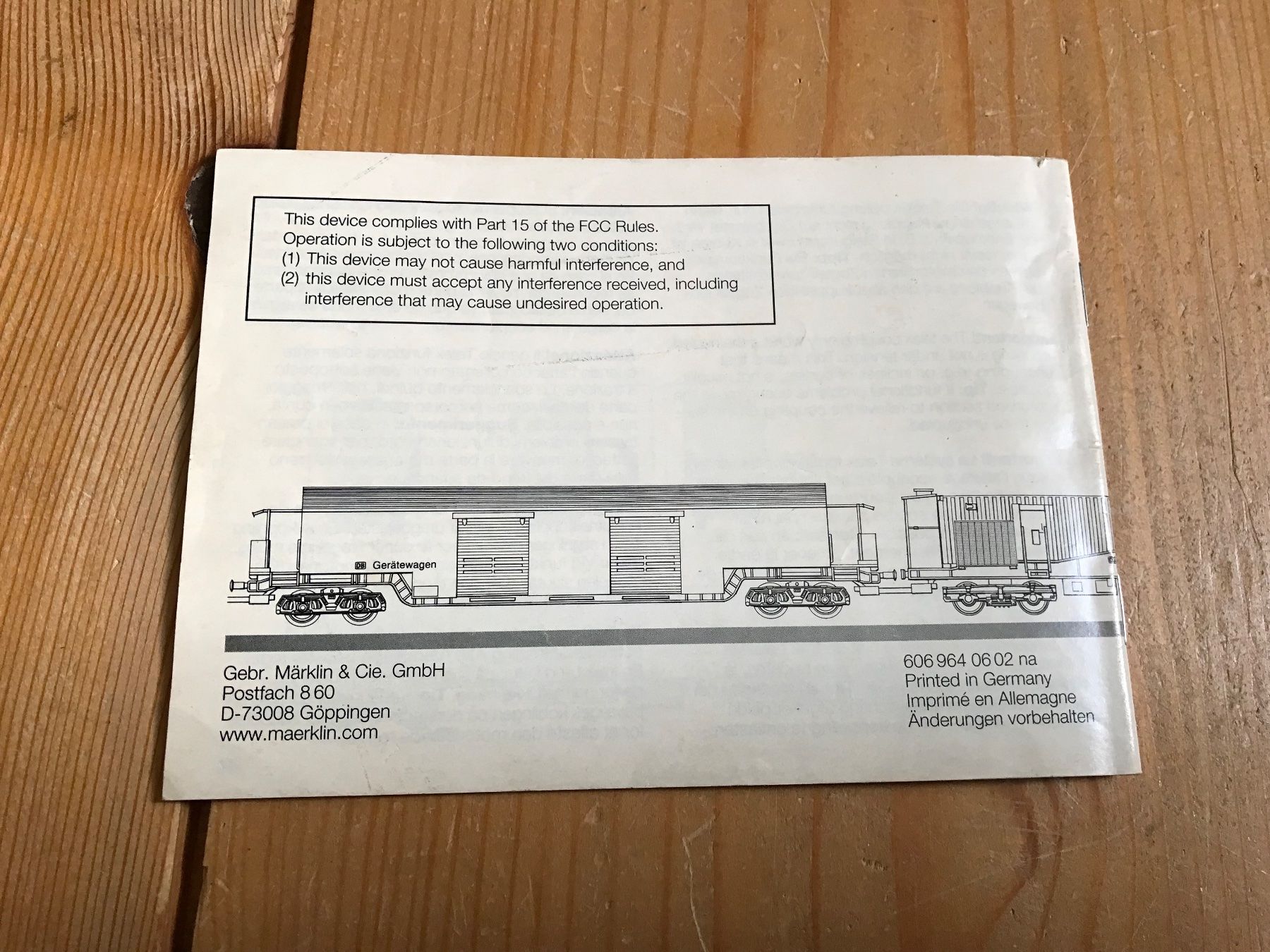 Märklin Modellini di ferrovie: märklin tunnelrettungszug, beschrieb – Usato da Liestal venduto da ozo2005 1