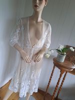 VILA Spitzen Kimono Beach Tüll Duster VITIMA S 36 Lingerie