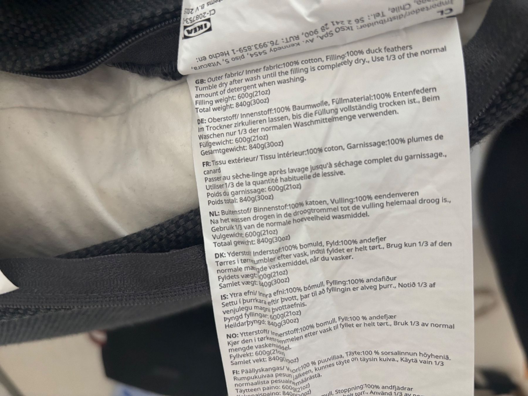 Ikea Coussins: IKEA Sandtrav Sofakissen schwarz – D'occasion à Winterthur par D_Zel97 2