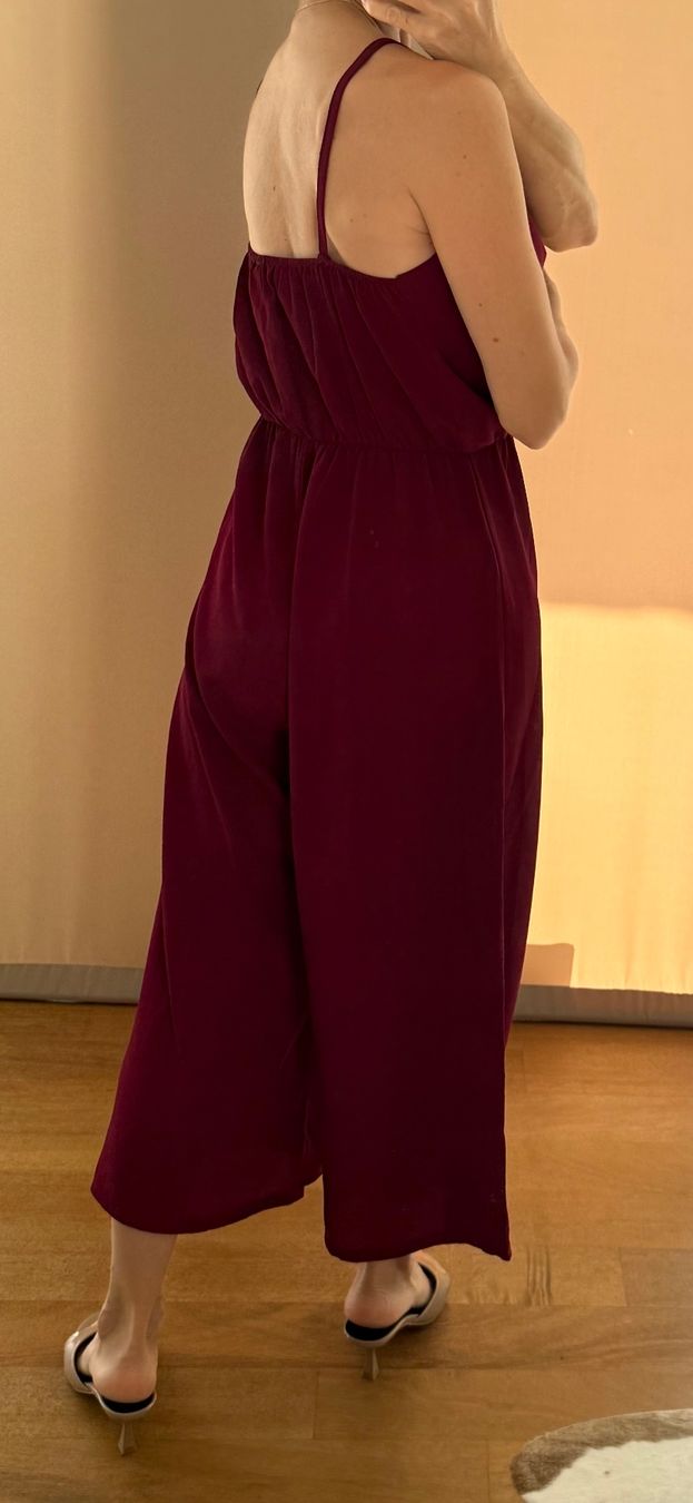 Jumpsuits: Jumpsuit Gr. 34 bordeauxrot – Gebraucht aus Stansstad von InStyle8 3