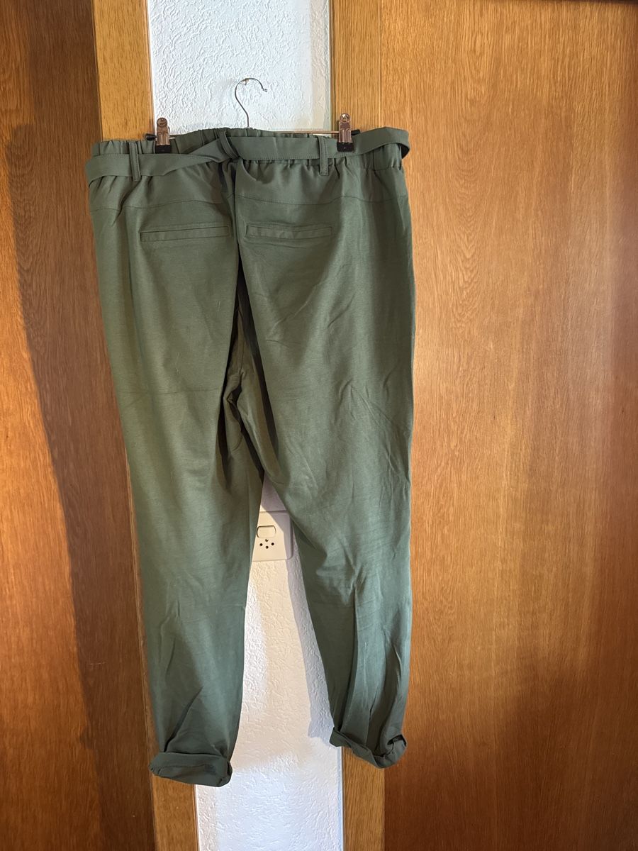Pantaloni: Kaffe Stoffhose khaki/olivgrün – Nuovo (secondo la descrizione) da Rohrbachgraben venduto da kae_5lhf 3