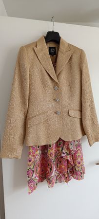 Eleganter Blazer goldfarbig