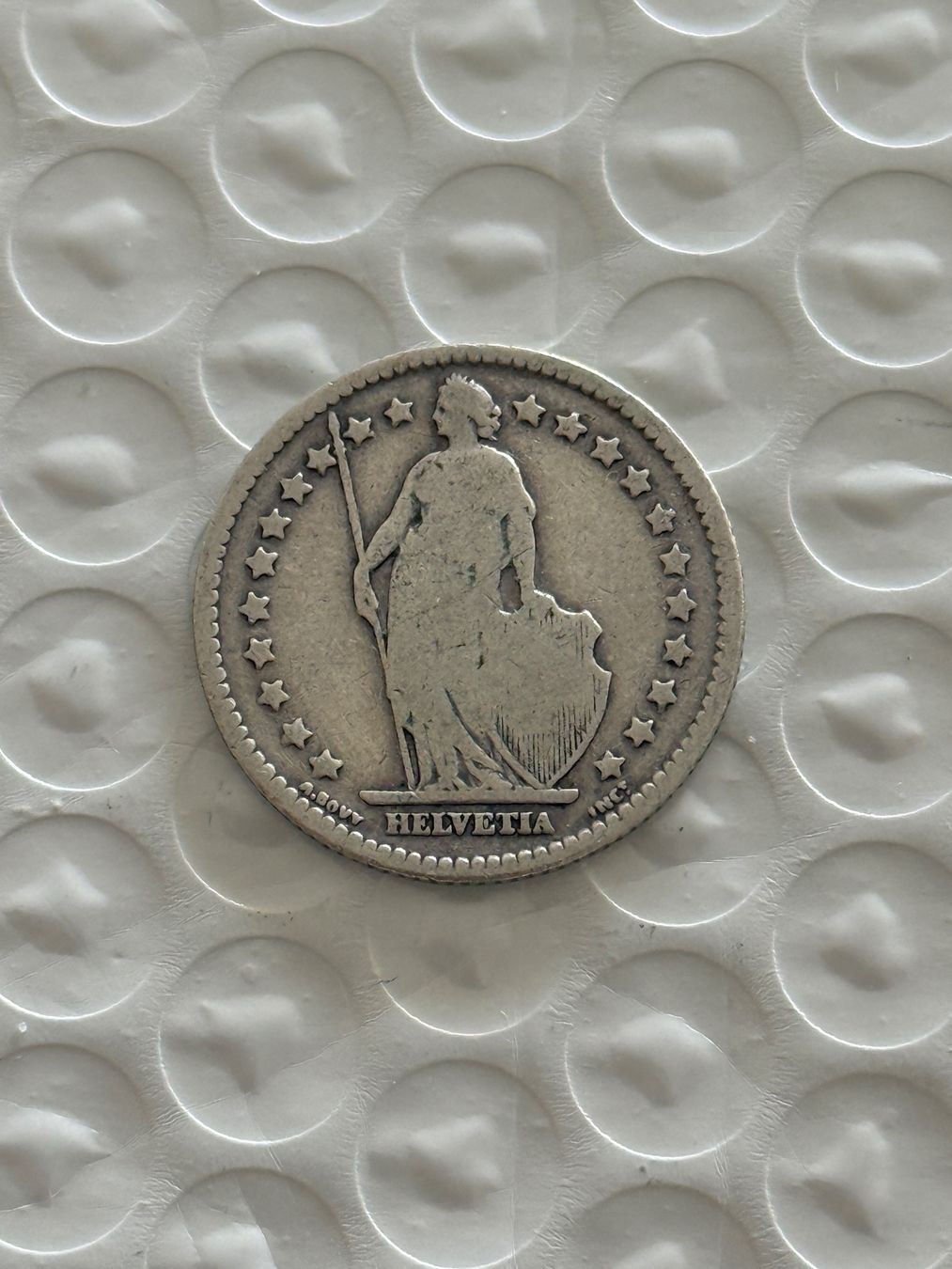 Tutti le monete: 1 Franken 1886  Silber, Rar – Usato da Wallisellen venduto da SWISS_SILVER1 1