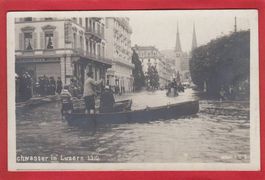 LUZERN, HOCHWASSER 1910