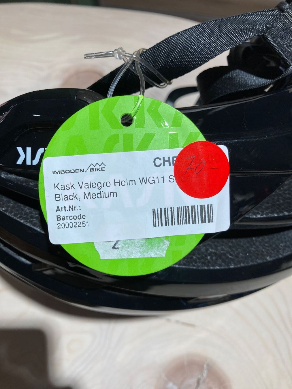 Kask Casques: Kask Valegro Helm WG11 Strasse Black, Medium – Neuf (Voir description) à Lauterbrunnen par Imboden-Bike 4