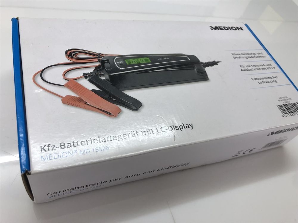 MEDION® KFZ-Batterieladegerät MD15526