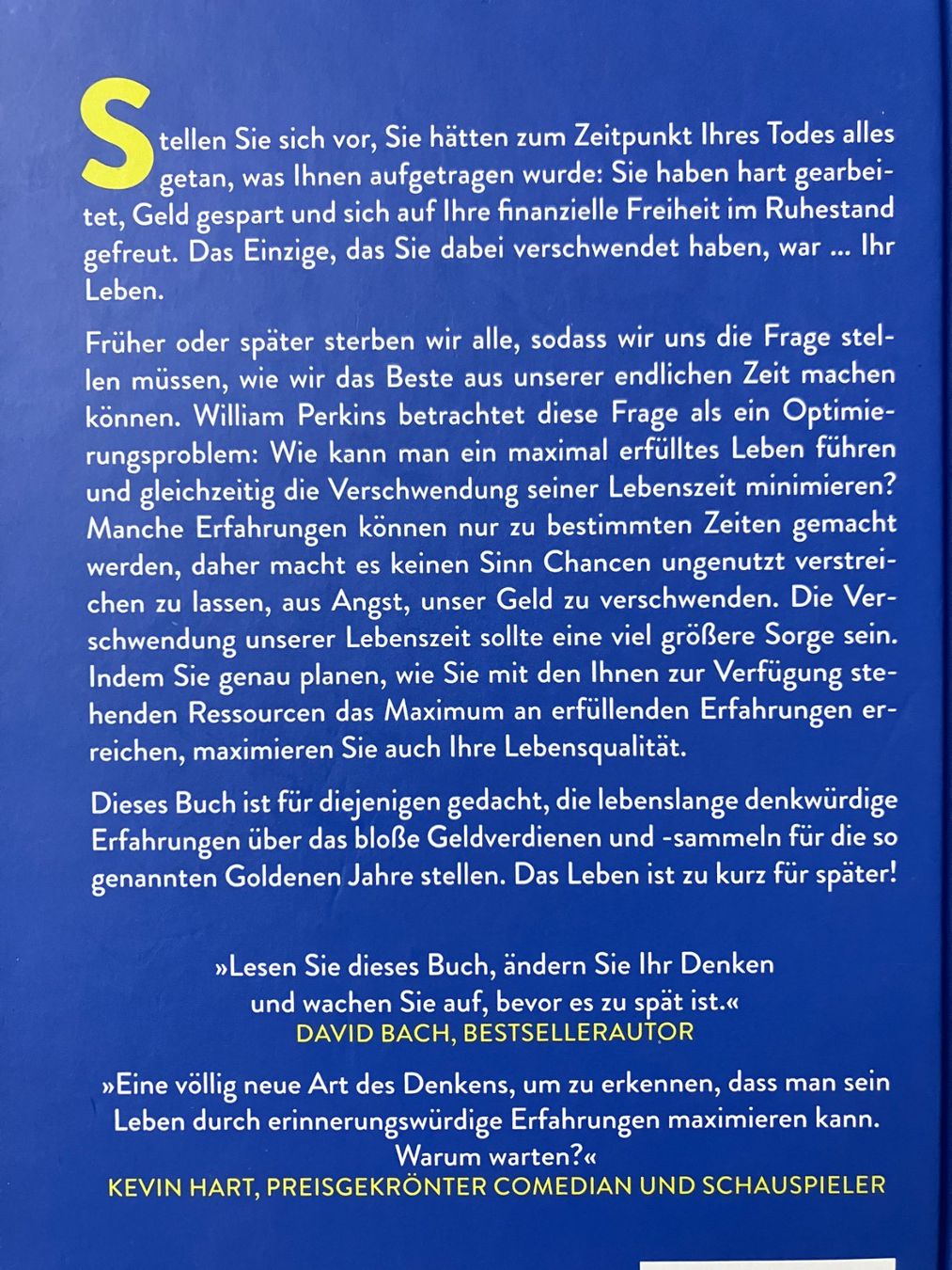 Libri: Die With Zero - Bill Perkins – Usato da Adliswil venduto da lauryyrual 1