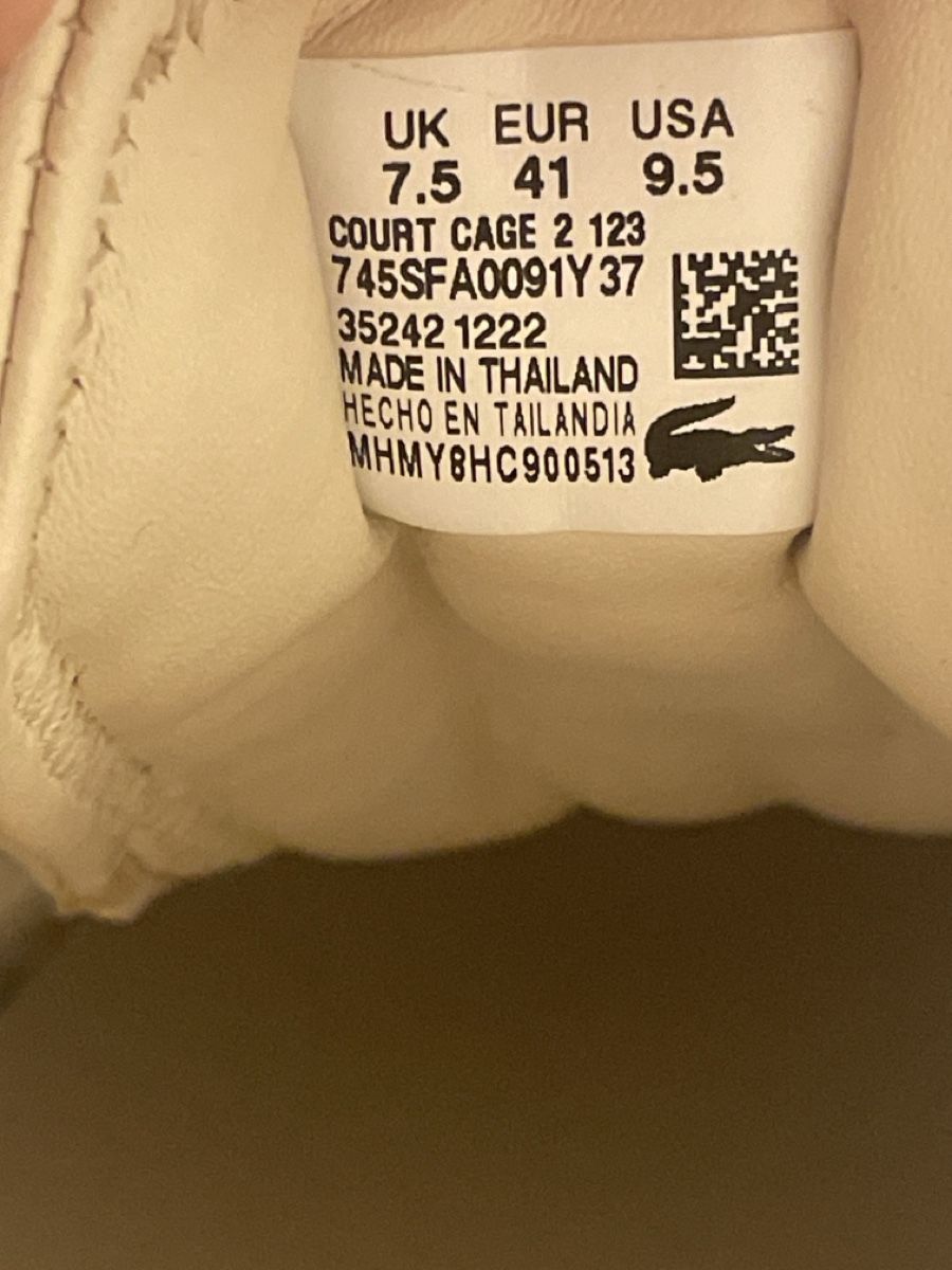 Lacoste Herrenschuhe: Lacoste Ledere Sneaker, Grösse 41 Neuwertig, Top Zustand – Neu (gemäss Beschreibung) aus Wil SG von Wanessamoccia17 5