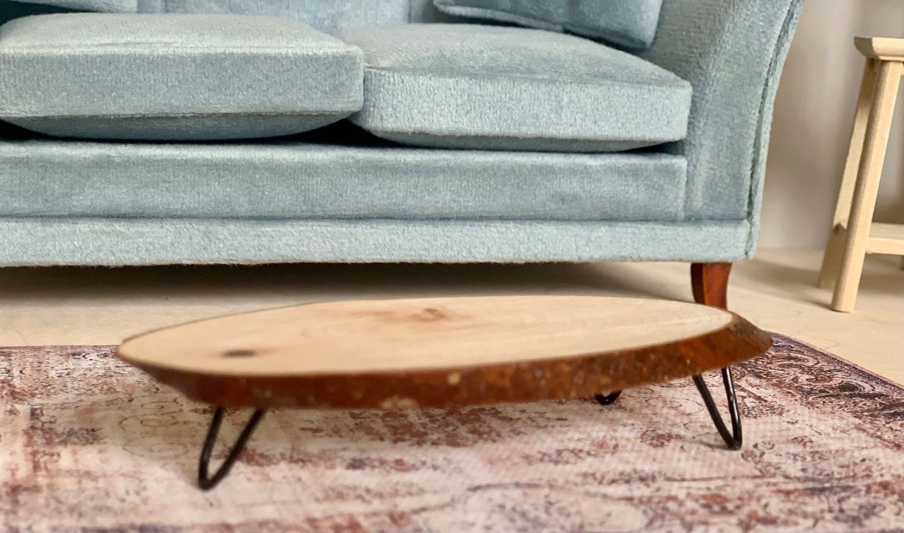 Puppenhäuser & -möbel: Puppenhaus Möbel Couchtisch Loungetisch – Neu (gemäss Beschreibung) aus Weiach von Meine-kleine-Welt