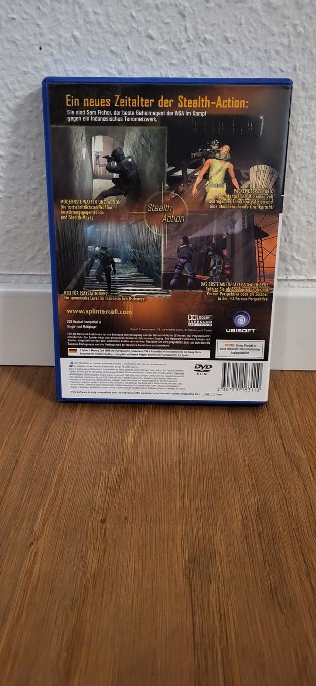 Sony Giochi: PS 2 - Splinter Cell Pandora Tomorrow – Usato da Münsingen venduto da DigitaleSpielecke 1