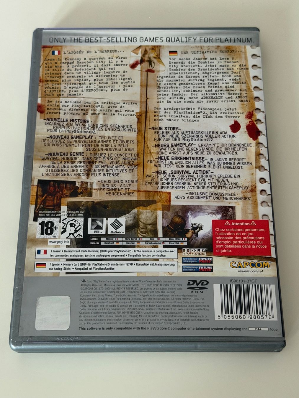 Sony Jeux: Resident Evil 4 Platinum Playstation 2 – Neuf (Voir description) à Altstätten SG par sheamus 1