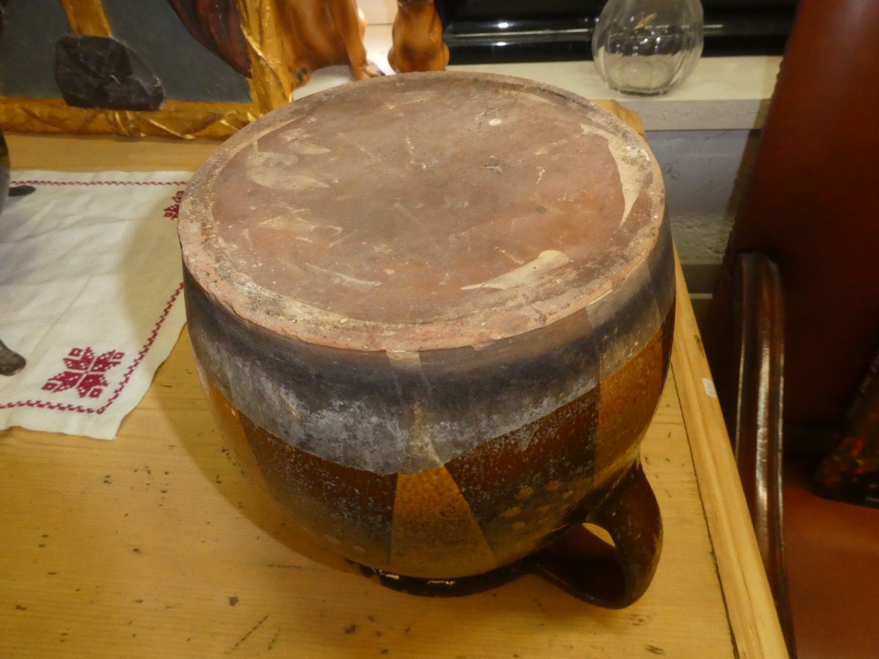 Karaffen: Alte Keramikkrug - Rustikaler Krug – Gebraucht aus Chur von Diversico2010 2