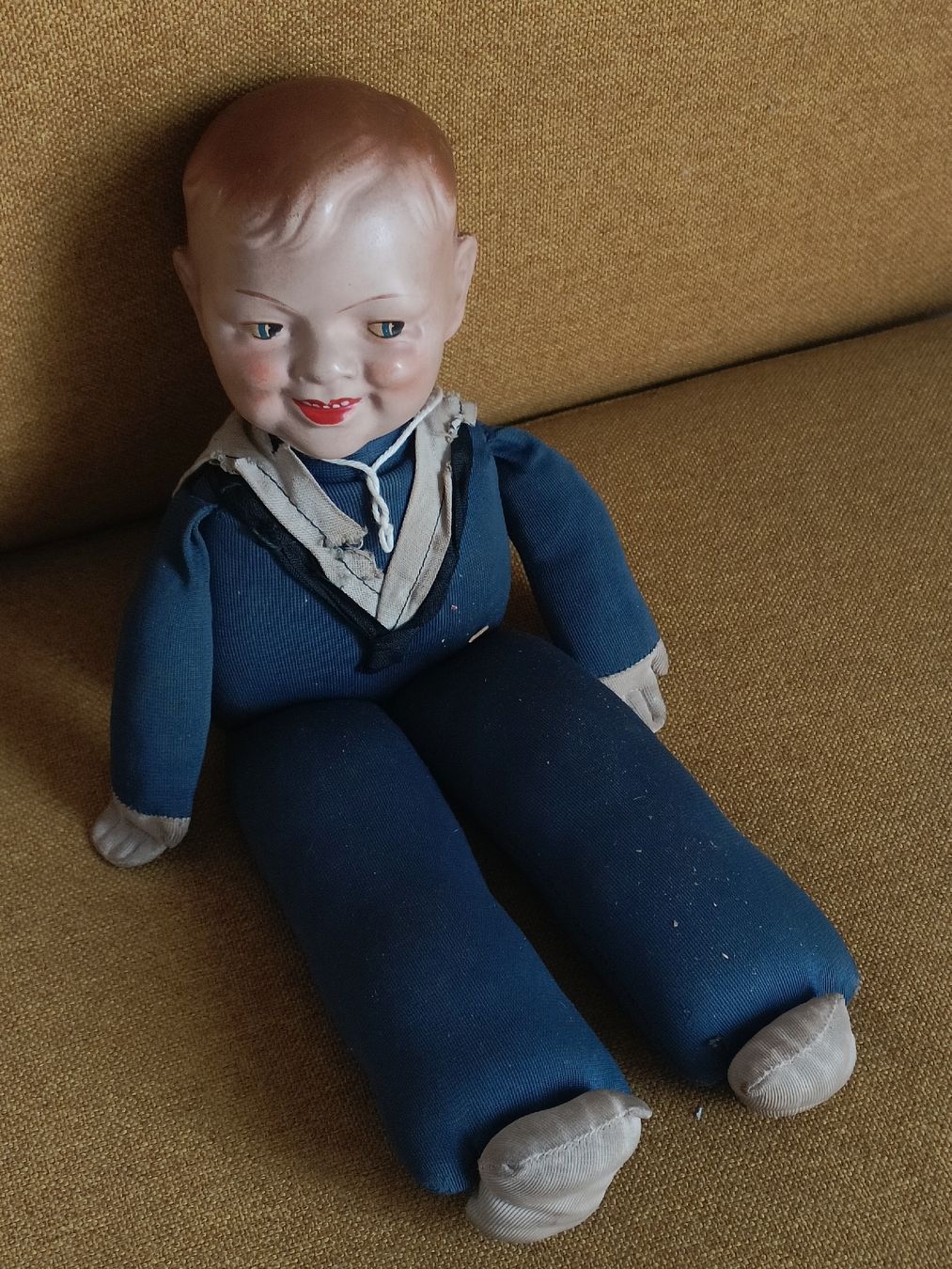 Bambole: Antike Puppe / Matrose - Ausgabe ca. 1930 – Usato da Brugg AG venduto da Ente015