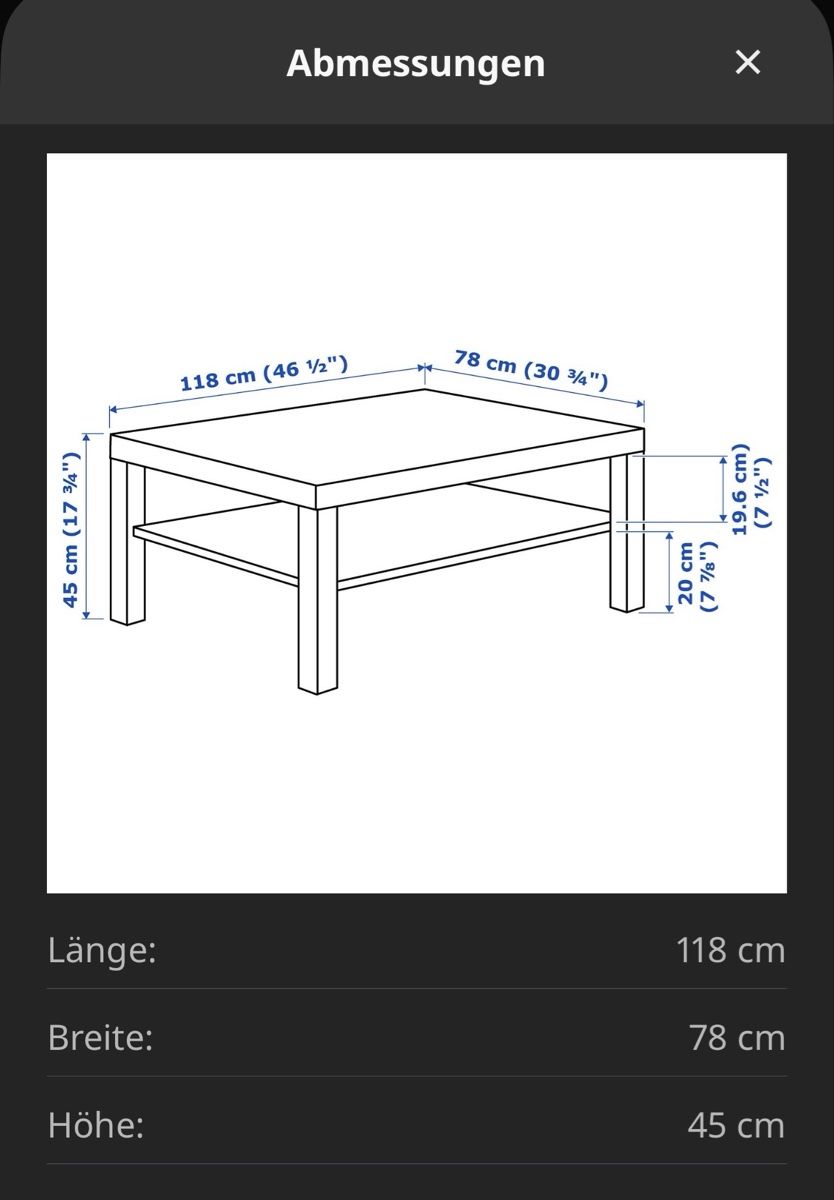 Tavoli: IKEA LACK Couchtisch – Usato da Arni AG venduto da belfidi 3