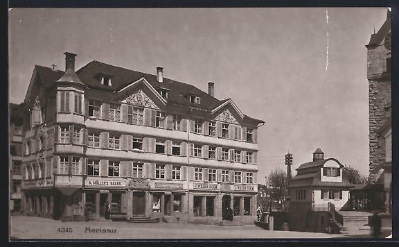 Ansichtskarten: Herisau, Geschäft von A. Müller mit St – Gebraucht aus Berlin von bartko-reher