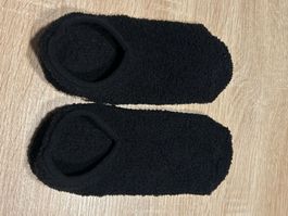 Finkensocken schwarz rutschfeste Sohle