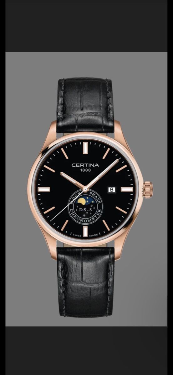 Certina Orologi: Certina ds-8 mit Mondphase – Nuovo (secondo la descrizione) da Fahrweid venduto da mot_lst7
