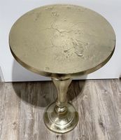 Beistelltisch rund/Aluminium Gold / NEU / OVP