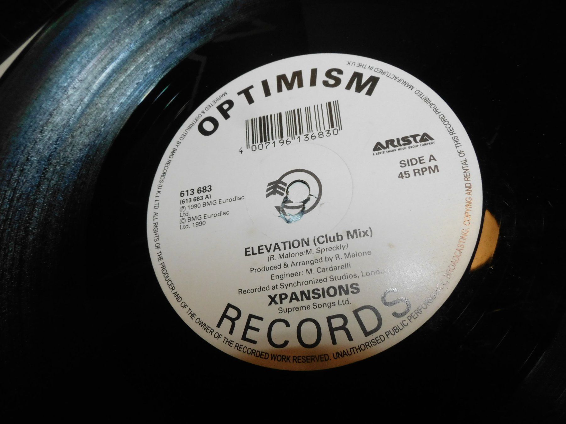 Schallplatten: LP - 1990 Club Mix Elevation - Remix House Tecno – Gebraucht aus Sursee von 76 3