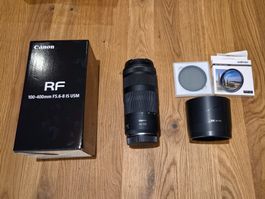 Objectif Canon RF 100-400mm F5.6-8.0 IS USM + accessoires