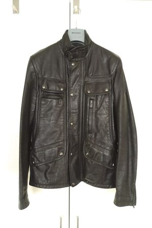 Belstaff Maple Herren Lederjacke, schwarz