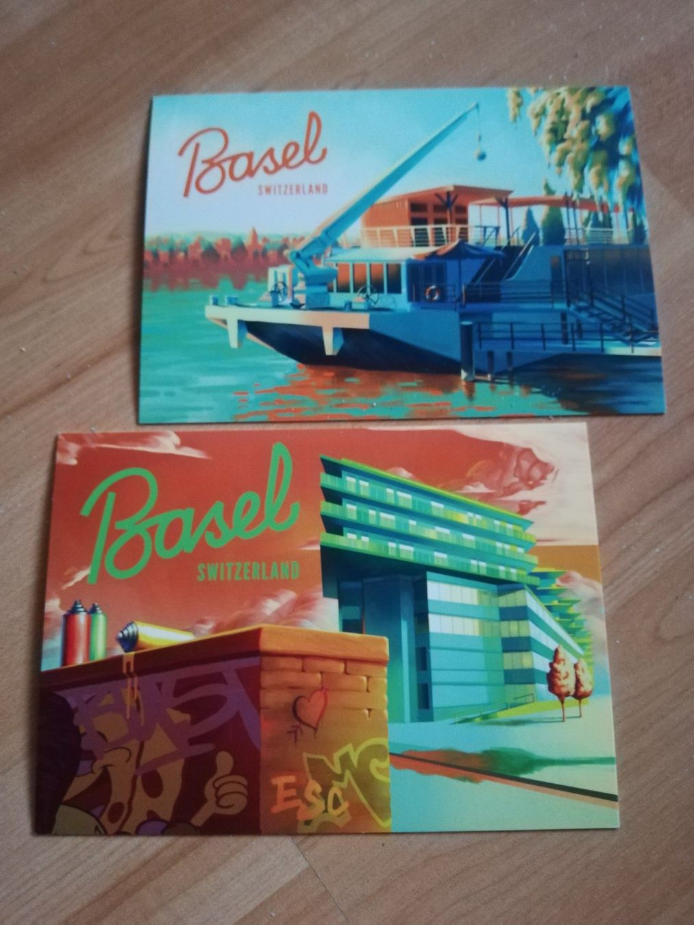 Cartoline postali: Basel Postkarten Eurovision Song Contest 2025 – Nuovo e nell'imballaggio originale da Zürich venduto da 25.1212_4.14