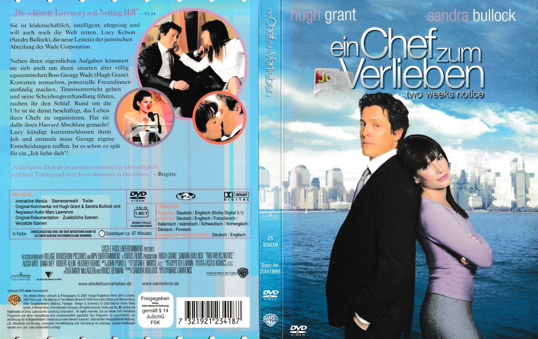Tutti i DVDs: DVD - Ein Chef zum Verlieben – Usato da Langnau am Albis venduto da MediaRescuerKeLoX