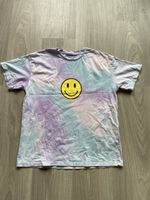 Lässiges Smiley T-Shirt im Tie-Dye-Look, Grösse 164. Perfekt