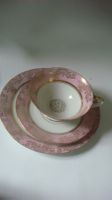 Geschirr Set Tasse,Unterteller, Dessertteller Bavaria rosa