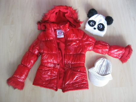 Girls Winterjacke Gr. 140