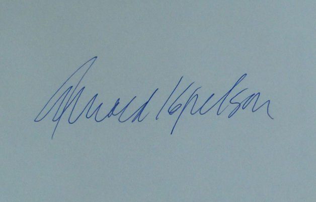 Autogramme: Arnold & Anne Kopelson - Produzenten - 2 Autogramme – Gebraucht aus Dietikon von cyranos1