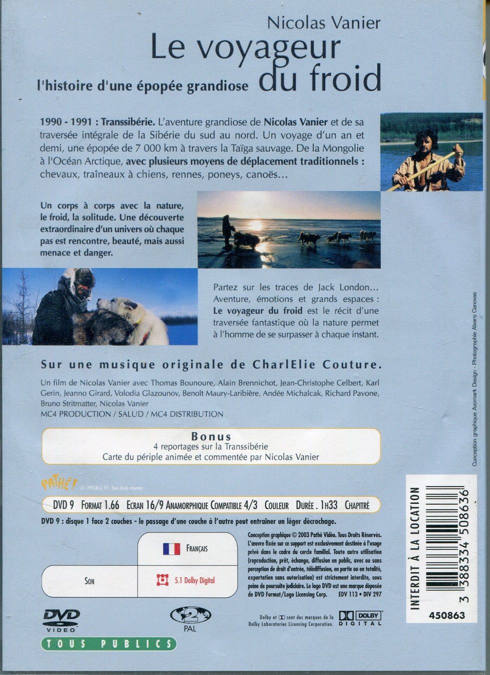 Tutti i DVDs: Le Voyageur du Froid – Usato da Les Avants venduto da soyouz63 1