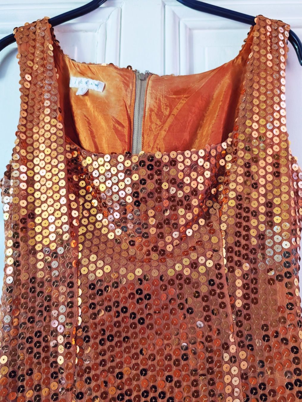 Vestiti: JIGSAW : Mini-robe à sequins cuivrés 34-36 – Nuovo (secondo la descrizione) da Petit-Lancy venduto da lilycerise 1