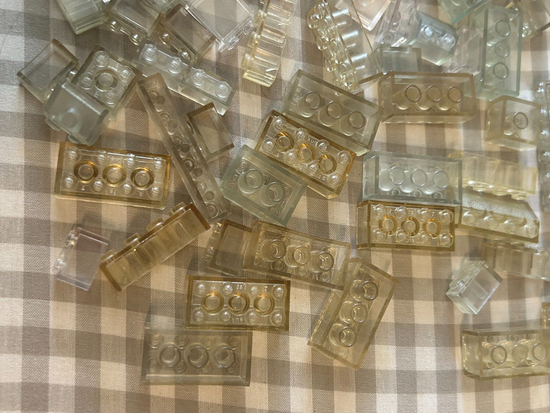 Lego Giocattoli: 90 grosse Transparente Legos in gleicher Farbe – Usato da Volketswil venduto da Daniel68ernst 4