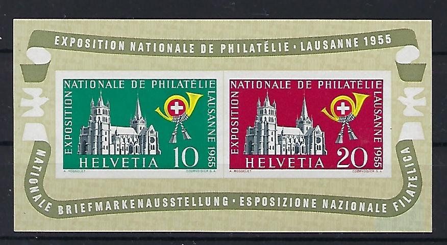 Tutti i francobolli: 1955 Lausanne Block **  15180 – Usato da Lunden venduto da Animus999