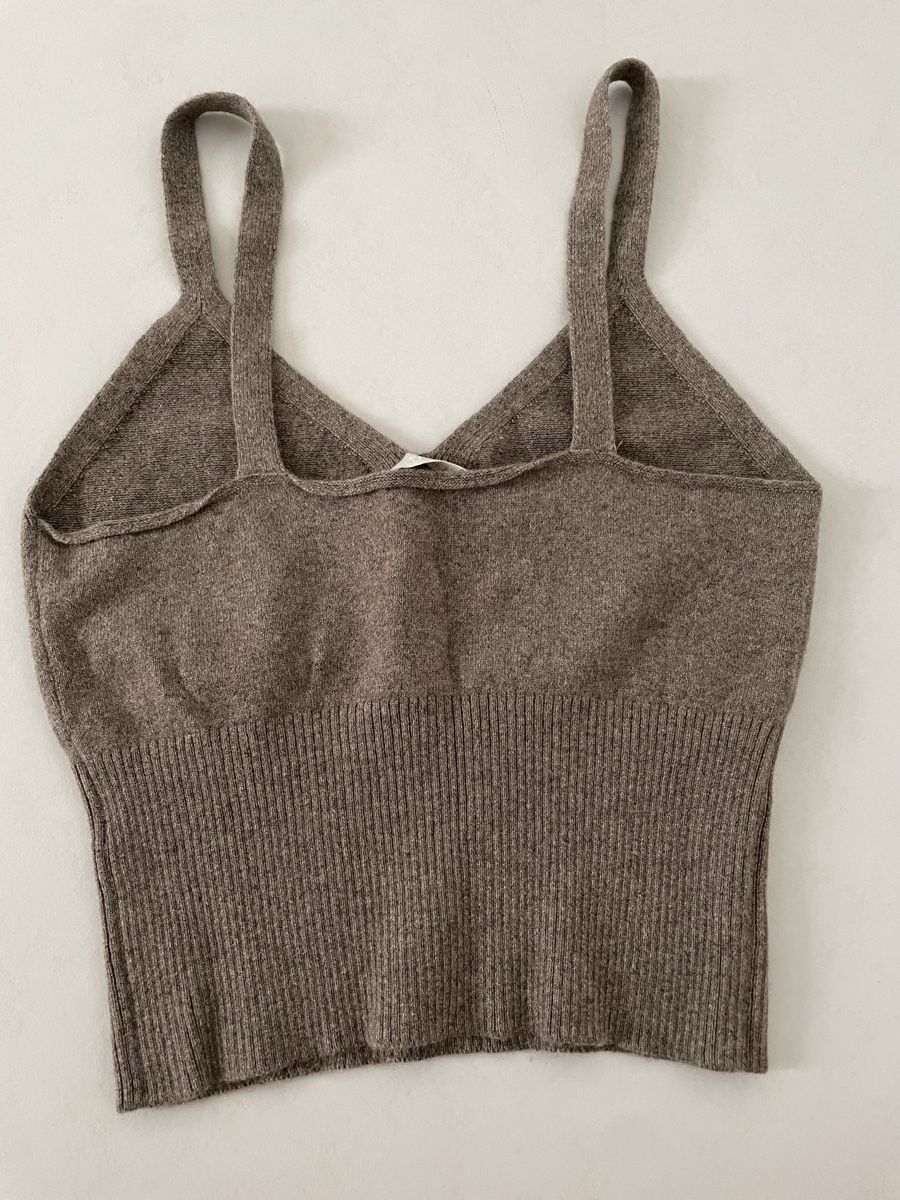Peter Hahn Top: Stricktop in Taupe - Gr. S – Nuovo (secondo la descrizione) da Brugg AG venduto da Elle_1 1
