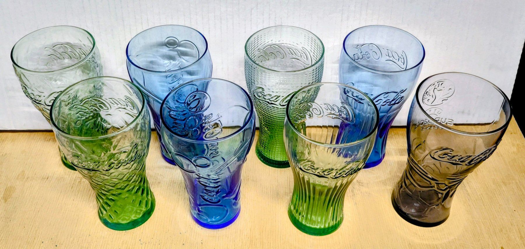 Coca-Cola Bicchieri: 8 Coca-Cola Gläser von Mc Donalds  ca. 3 dl – Nuovo (secondo la descrizione) da Pfäffikon ZH venduto da Colacity 2