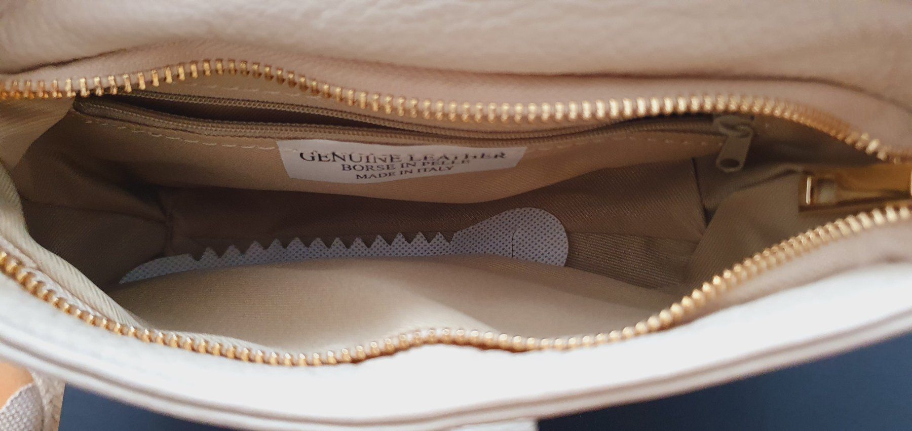 Borse da donna: Hochwertige Echtleder Handtasche Damen beige Neu – Nuovo (secondo la descrizione) da Stansstad venduto da InStyle8 8