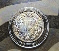 Pièce Suisse 1 Franc 1920 Helvétia Belle pièce 