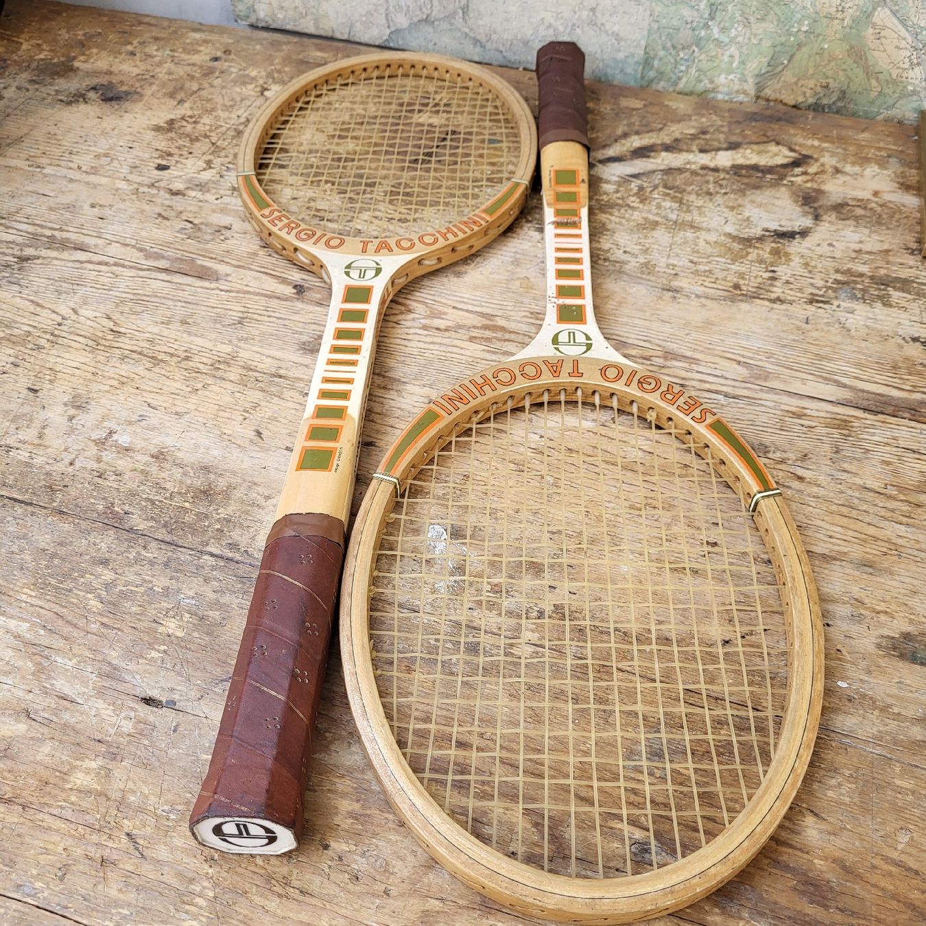 Schläger: 2 TennisHolzracket Sergio Tacchini – Gebraucht aus Kägiswil von Megafi56