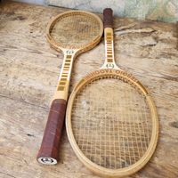 2 TennisHolzracket Sergio Tacchini