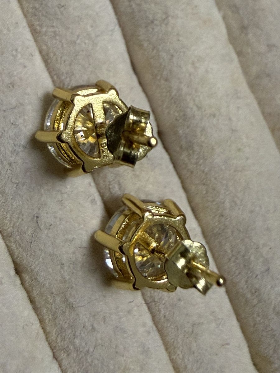 Ohrringe & -stecker: Mossanite Ohrstecke – Neu (gemäss Beschreibung) aus Oberhof von RealStone 2
