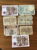 Alte französische Banknoten