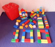 LEGO Duplo Box mit 100 Teile, Steine, Figur, Katze