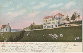 CH 177 Gruss von St. Anton, Oberegg (1110 m), 1905