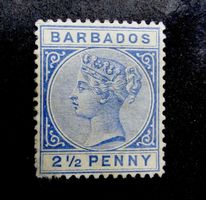Briefmarke Barbados 1882 Queen Victoria ungebraucht