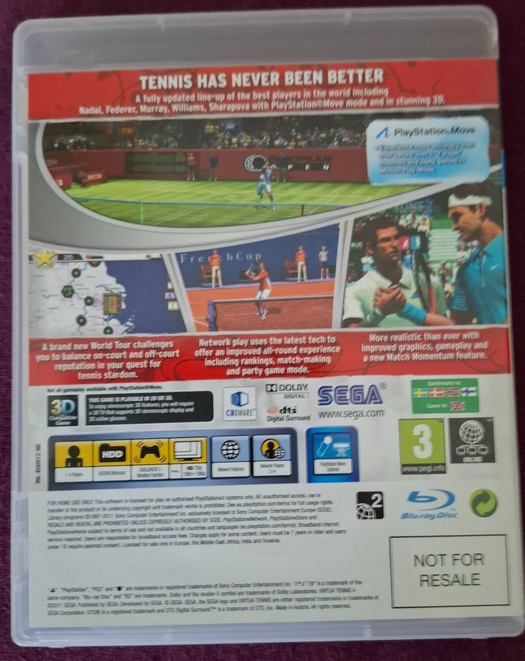 Giochi: Virtua Tennis 4 – Usato da Basel venduto da mgn_ft72 1