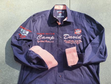 CAMP DAVID PREMIUM GOLF CLUB Muscle Fit - Kurzarm-Hemd Gr.L