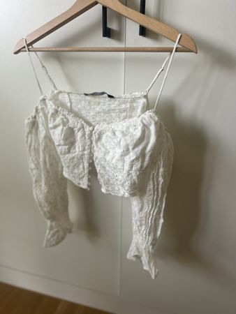 Damen Top Zara weiss Grösse S neuwertig